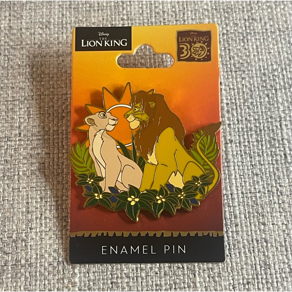 Disney The Lion King Simba & Nala Sunshine Enamel Pin